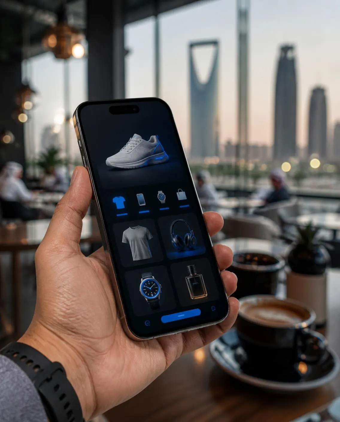 المواقع والمتاجر والتطبيقات